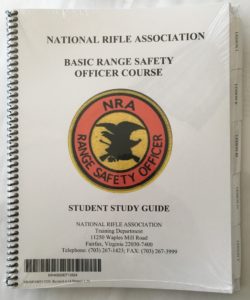 NRA Basic Range Safety Officer Course Packet